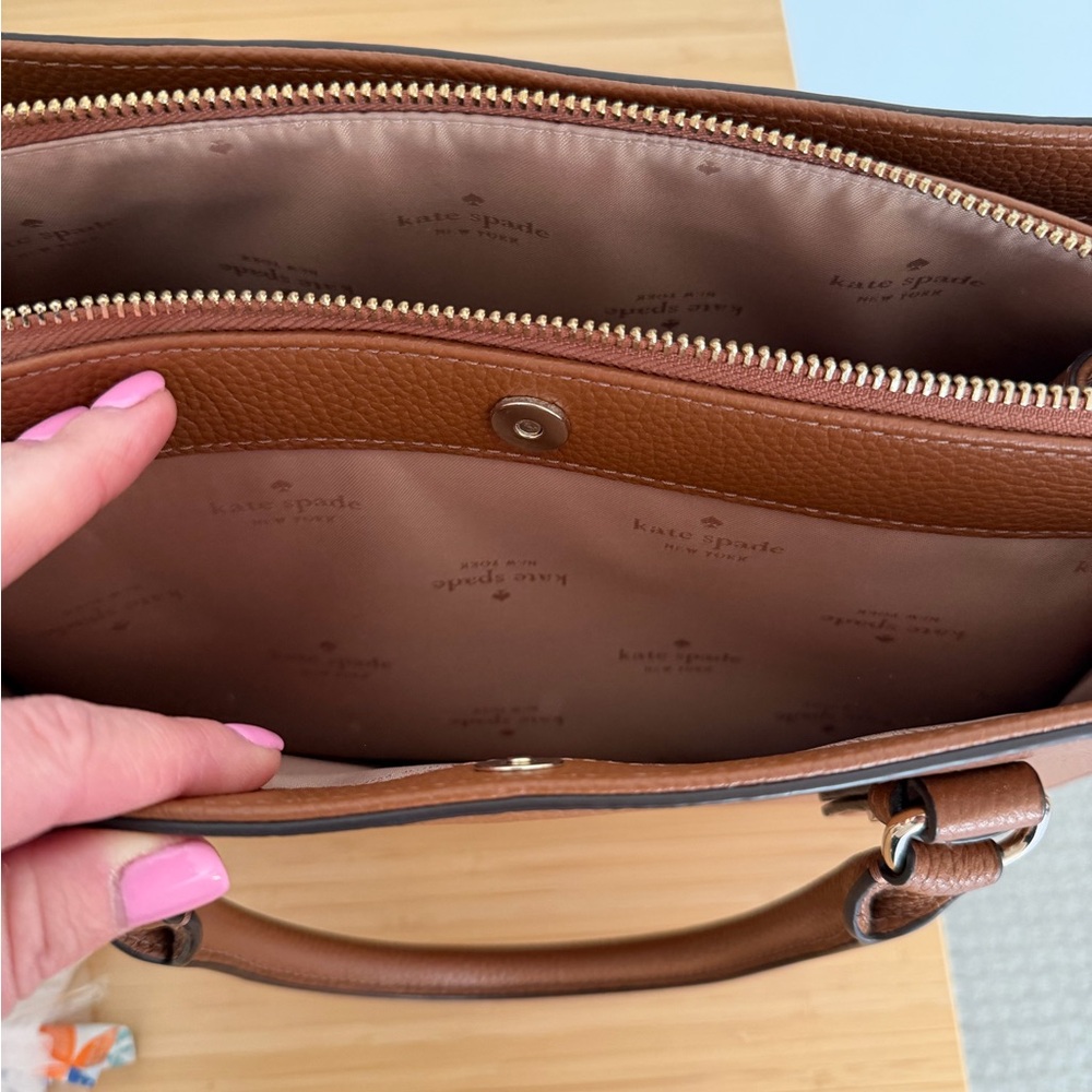 Kate Spade Tan Leather Handbag - Picture 7 of 7